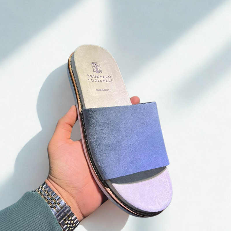 Sandale Médicale en Cuir Homme Orv-117